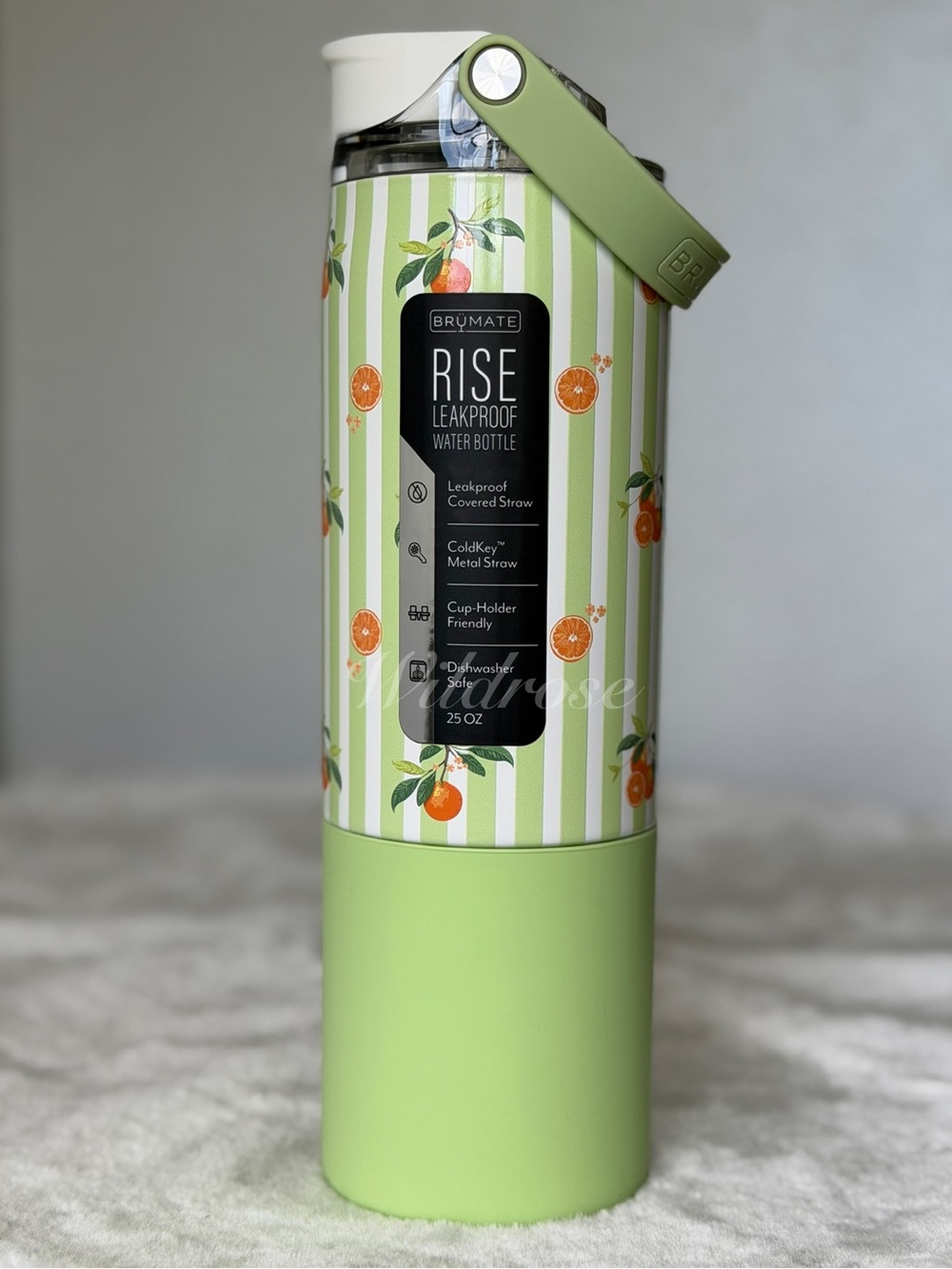 Brumate citrus oranges green striped rise 25 OZ TUMBLER NEW